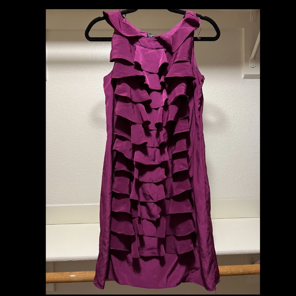 Adrianna Papell Ruffle Dress